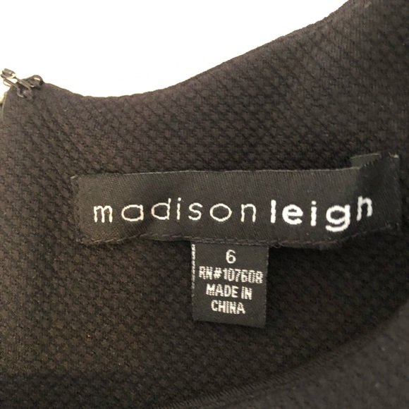 Madison Leigh black,white and red striped dress 6 - Picture 5 of 8